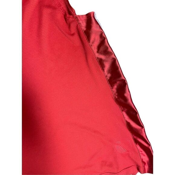 Vintage y2k early 2000s red center swoosh jersey size large - Picture 2 of 3